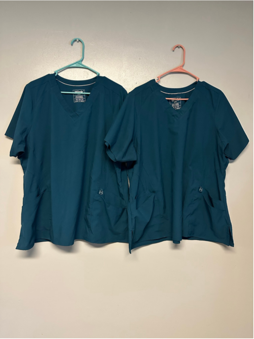 Wink Teal Scrub Top Size 2X Bundle Hospital Workwear